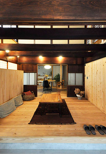 愛知県蒲郡市 古民家再生「古民家の雰囲気を活かした、趣味と暮らしを楽しむ木の家」